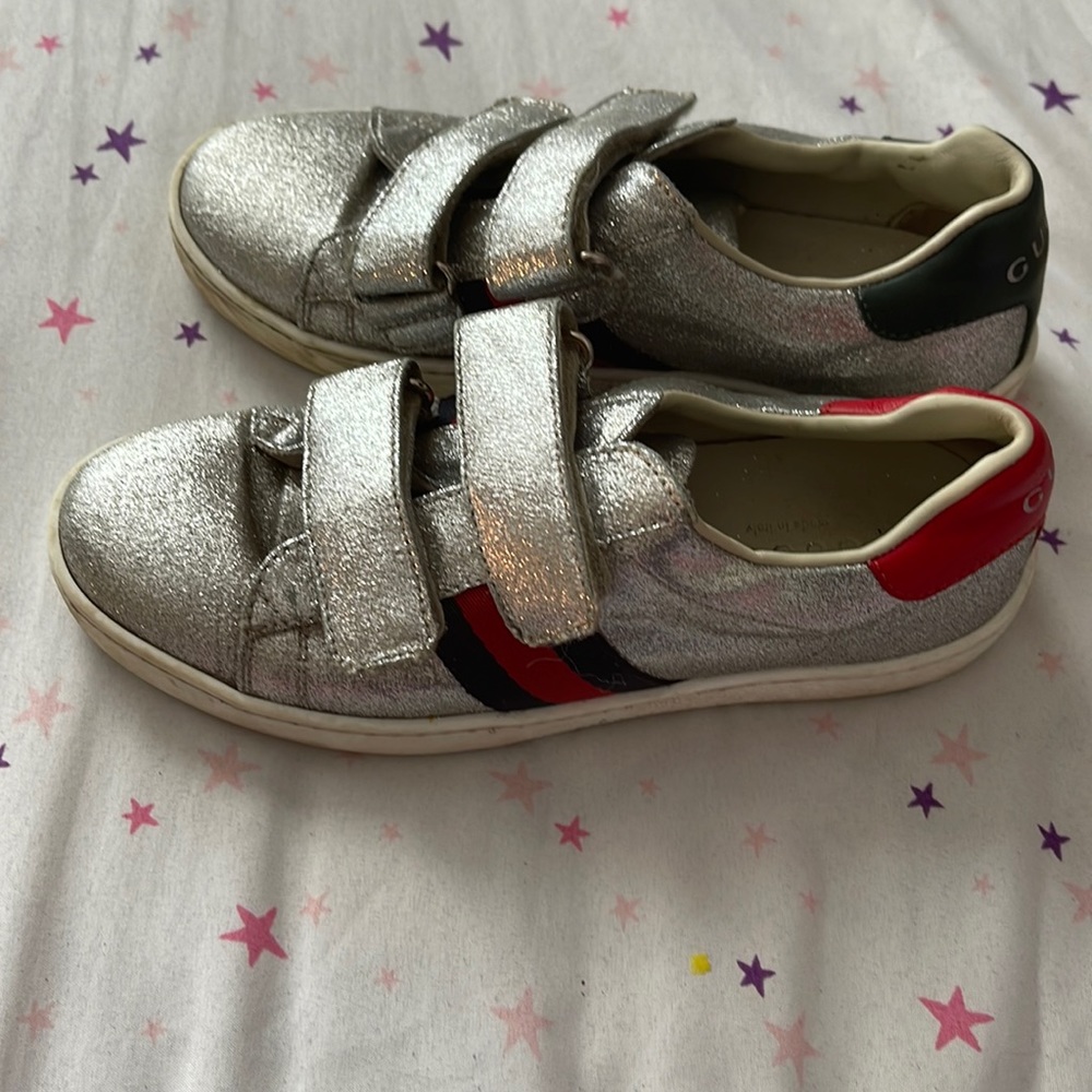 Kids Gucci Sneakers. Fair condition.